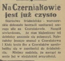 Już czysto, 1936