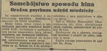Groźna psychoza, 1936