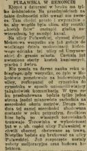 Puławska w remoncie. 1936
