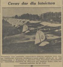 Cenny dar, 1936