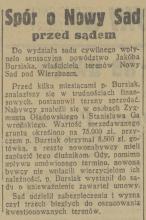 Spór o Nowy Sad, 1936