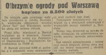 Powództwo Bursiaka, 1936