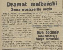 Dramat małżeński, 1936