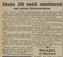 Eskadra 300 modeli, 1936