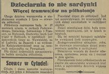 Dzieciarnia to nie sardynki, 1936