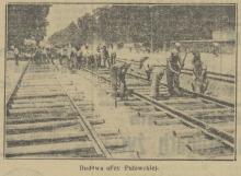 Roboty na Puławskiej. 1936