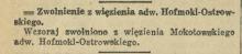 "Mokotów" - lista gości cd. 1936