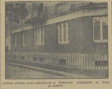 Kraty w oknach, 1936