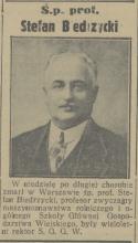 Śp. Stefan Biedrzycki, 1936