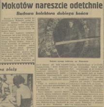 Mokotów odetchnie, 1936