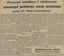Przemysł otworzył podwoje, 1936