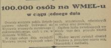 100000 osób na wystawie, 1936