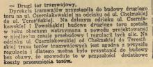 Drugi tor, 1936