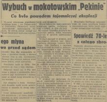 Wybuch w Pekinie, 1936