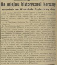 Zamiast karczmy dom. 1936
