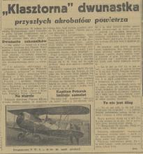 Klasztorna dwunastka, 1936