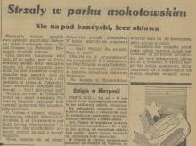 Strzały w parku, 1936