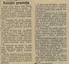 Kolejki prostują, 1937