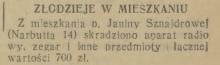 Złodzieje, 1937