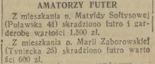 Amatorzy futer, 1937
