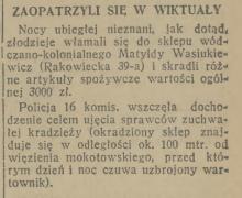 100 m od więzienia, 1937