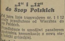 1 i 12 do Szop, 1937