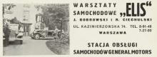 Warsztaty Elis. Kazimierzowska 74