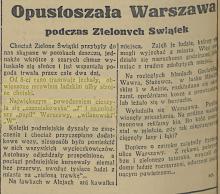 Tramwaje niby choinki, 1937