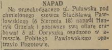 Napad, 1937