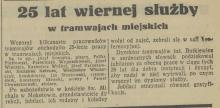 25 lat wiernej służby, 1937