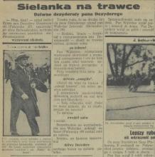 Sielanka na trawce, 1937