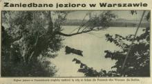 Zaniedbane jezioro, 1937