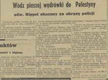 Wódz pieszej wędrówki, 1937
