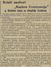 Szachistka zdąży, 1937