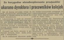 Za brak zabezpieczeń, 1937
