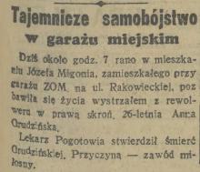 Zawód miłosny, 1937