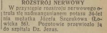 Rozstrój nerwowy, 1937