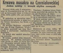Krwawa masakra na Czerniakowskiej, 1937
