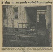 Podwórze kamienicy, 1938