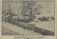 Burzenie na rogu, 1938