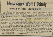 O inną trasę 11, 1938