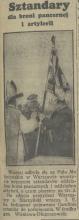 Sztandary dla broni, 1938