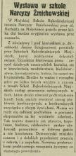 Wystawa w szkole, 1938