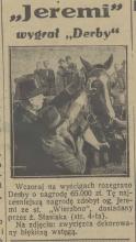 Jeremi wygrywa, 1938