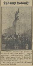 Żądamy kolonij! 1938