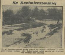Na Kazimierzowskiej, 1938