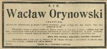 SP Wacław Orynowski. Klepsydra. 1938