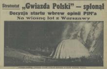 Stratostat spłonął, 1938