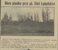 Góra piasku, 1938