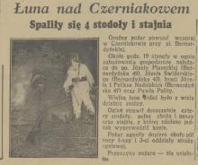 Łuna nad Czerniakowem, 1938